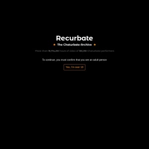 Recurbate Review Screenshot